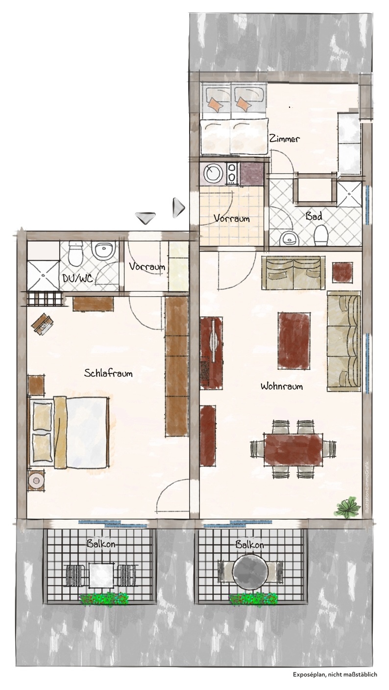 2 tot 1 samengevoegd appartement aan bosrand in Willingen-Usseln 16